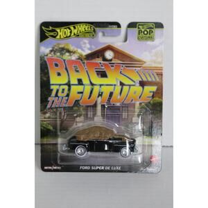 Hot Wheels Ford Back To The Future Super De Luxe 1/64 Car - Black (HKC25)